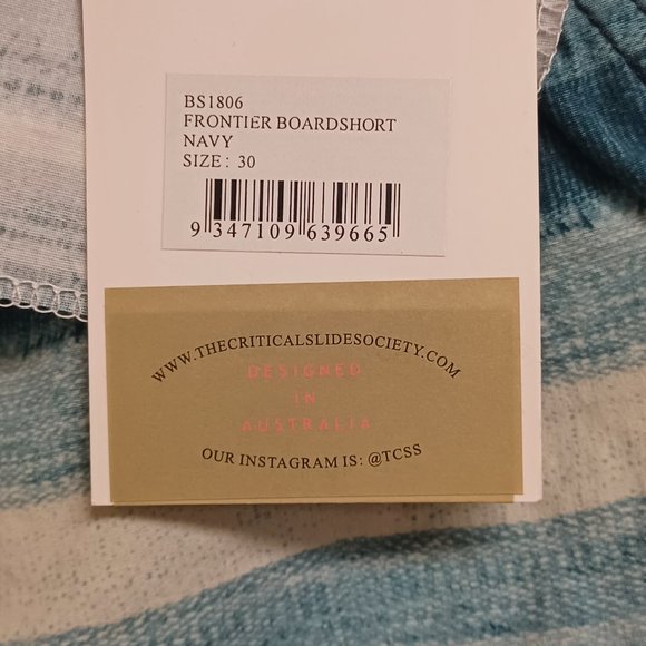 Critical Slide Society Men's Beach Shorts- Frontier Board Short - Navy - Picture 3 of 4